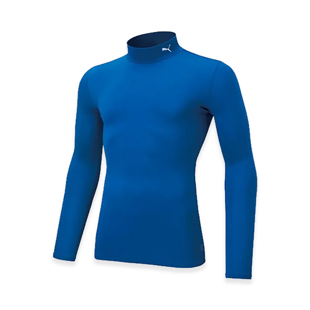 PUMA Compression Mock Neck Long Sleeve Shirt "Team Royal"