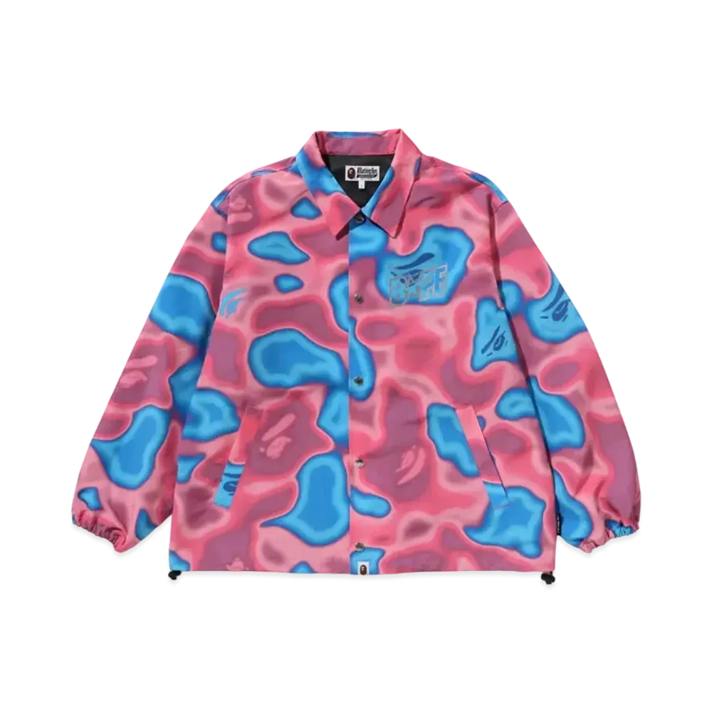 A BATHING APE Bape Sta Coach Jacket "Pink"