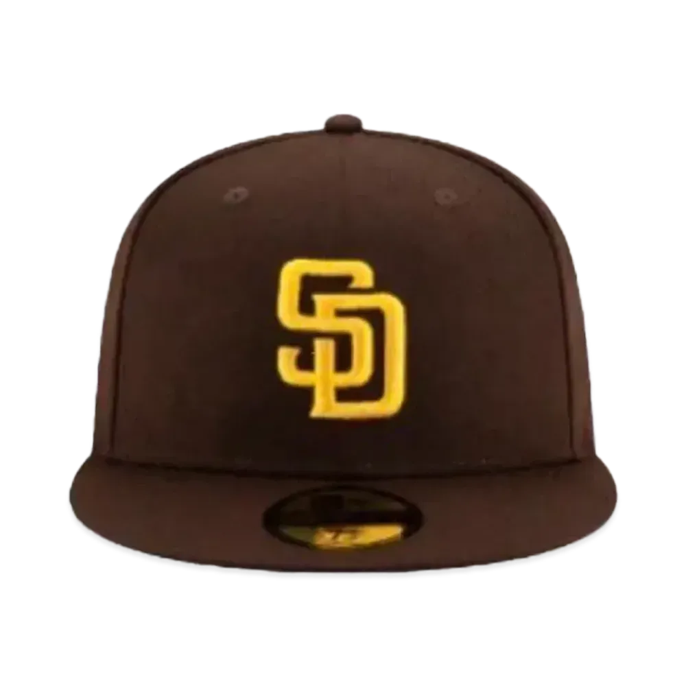 NEW ERA 59FIFTY 5950 MLB "Padres Brown/Yellow"