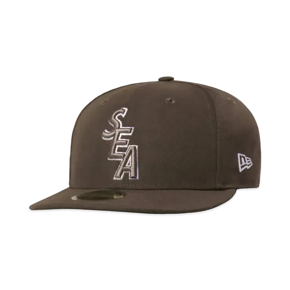 WIND AND SEA X IT'S A LIVING X NEW ERA (S_E_A) LOW PROFILE 59 FIFTY CAP "Sea Brown"