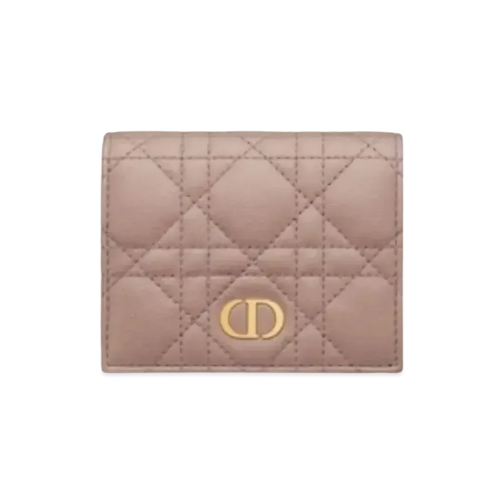 Dior Caro Mini Wallet "Pink"
