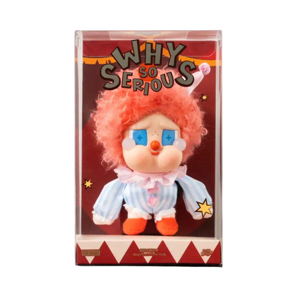 POP MART WHY SO SERIOUS Series - CRYBABY Vinyl Plush Blister Pack