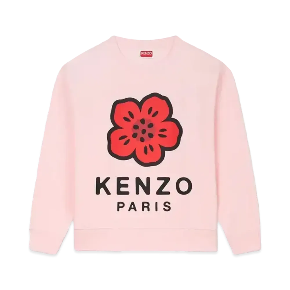 KENZO 'BOKE FLOWER' Classic Sweat "Faded Pink"
