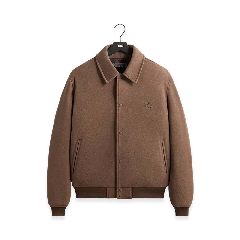 Kith Felted Jersey Coaches Varsity Jacket "Poise"