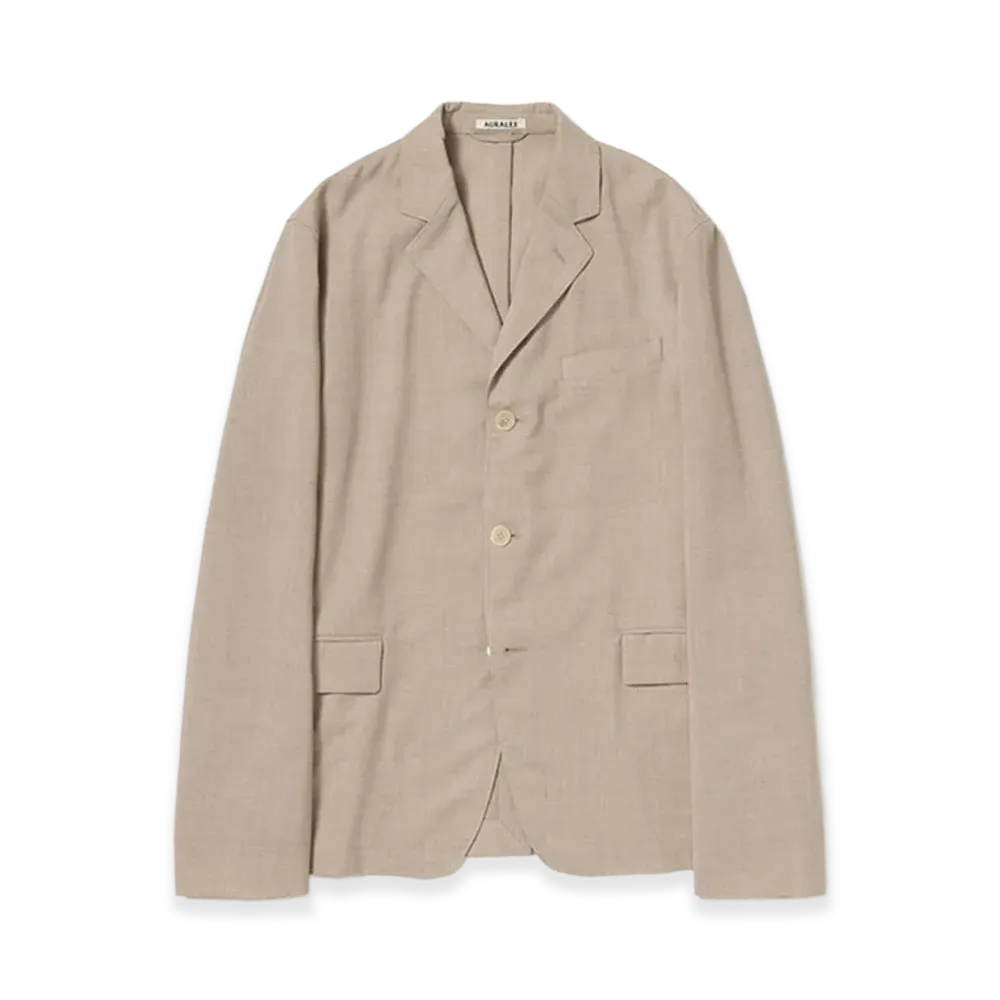 AURALEE Women's Summer Twist Cashmere Pora Jacket "Top Brown Beige"