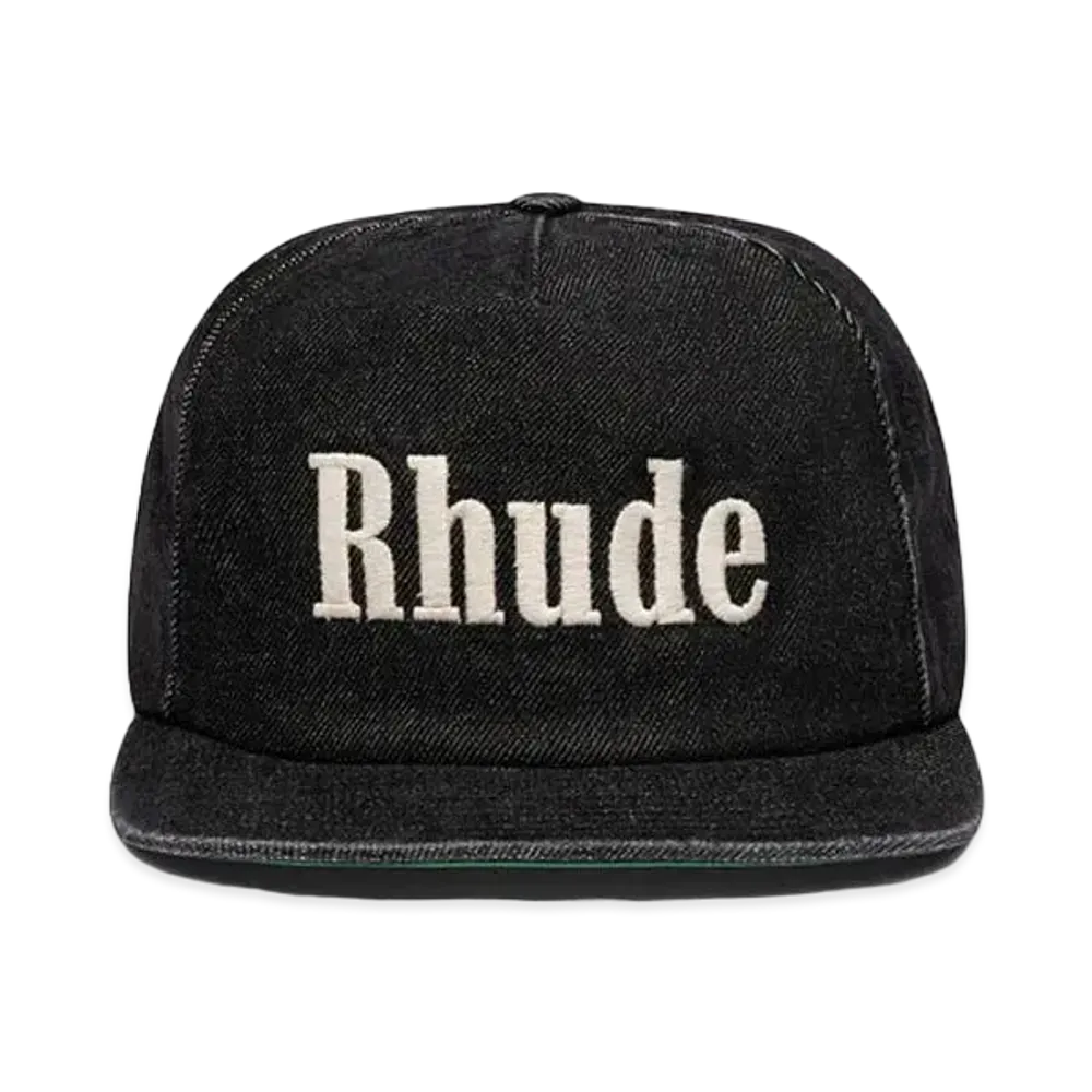 RHUDE Denim Logo Hat "Black"