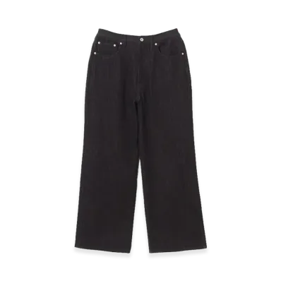 BEAMS FUTURE ARCHIVE Stripe Straight Riged Denim "Black Stripe"