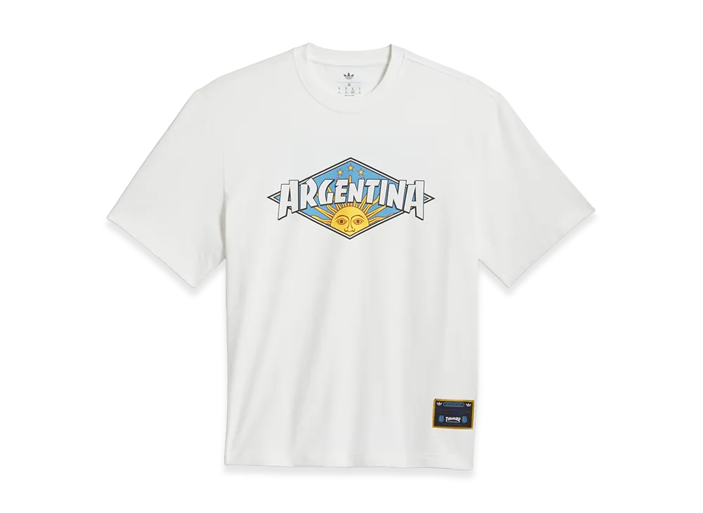 adidas x THRASHER x AFA Argentina Tee "Core White"