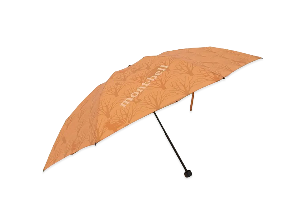 mont-bell Printed Trekking Umbrella 55 "Orange"