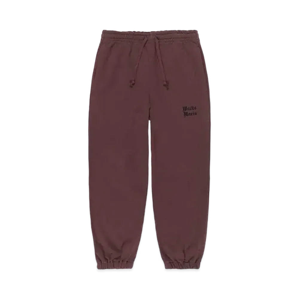WACKO MARIA Heavy Weight Sweat Pants "Burgundy"