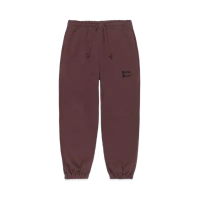 WACKO MARIA Heavy Weight Sweat Pants "Burgundy"