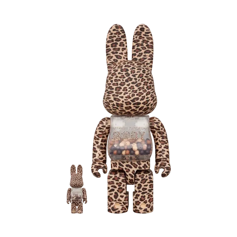 Bearbrick My First Rabrick Baby Leopard Ver. 100% & 400%