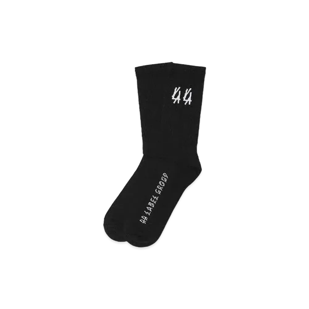 44 LABEL GROUP CLASSIC SOCKS "BLACK/WHITE"