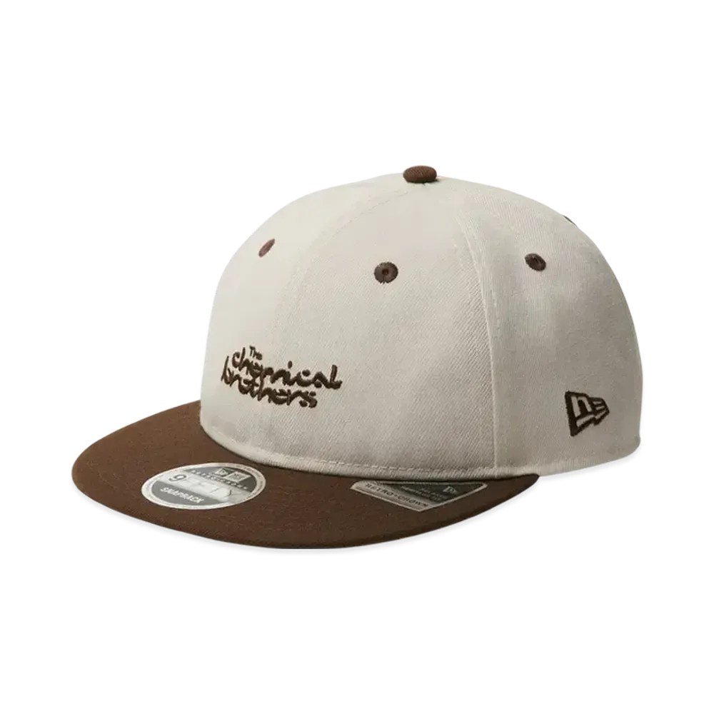 NEW ERA x The Chemical Brothers Born In The Echoes RC 9Fifty Flat Visor "Stone/Walnut"