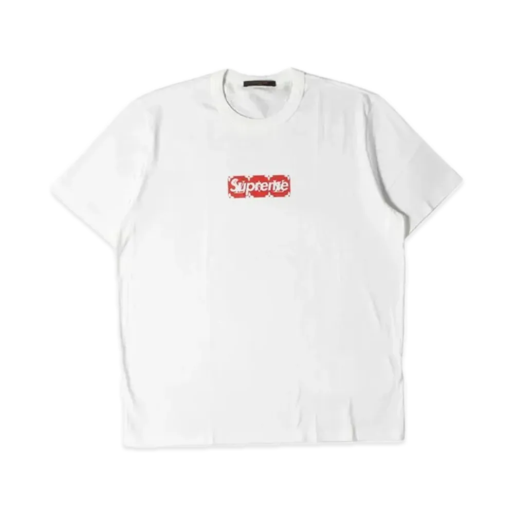Supreme x Louis Vuitton Box Logo Tee "Red"