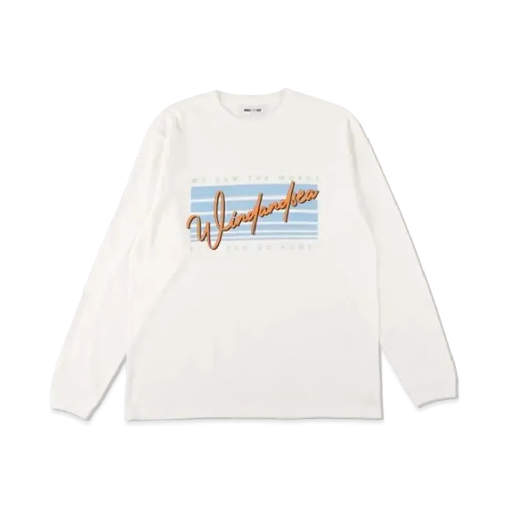 WIND AND SEA SEA Side Jog L/S T Shirt "White"