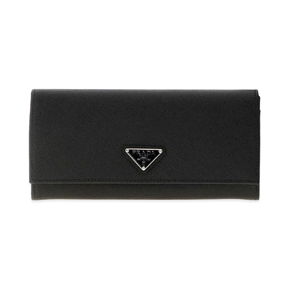 PRADA Women's Leather Wallet "Black"