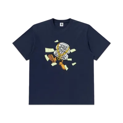 Black Eye Patch Rich OG Boy Tee "Navy"