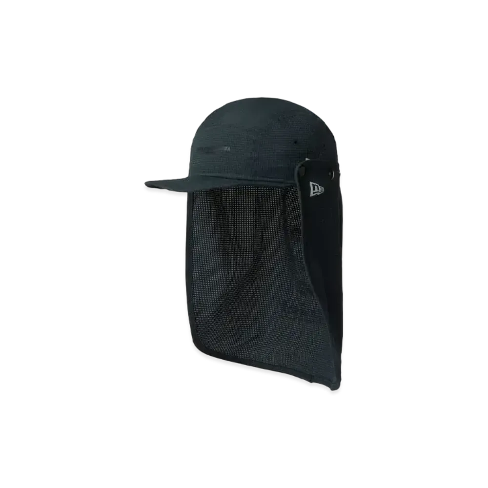 NEW ERA x TAKAHIROMIYASHITATheSoloist. Reflective Logo Jet Cap Sunshade "Black"