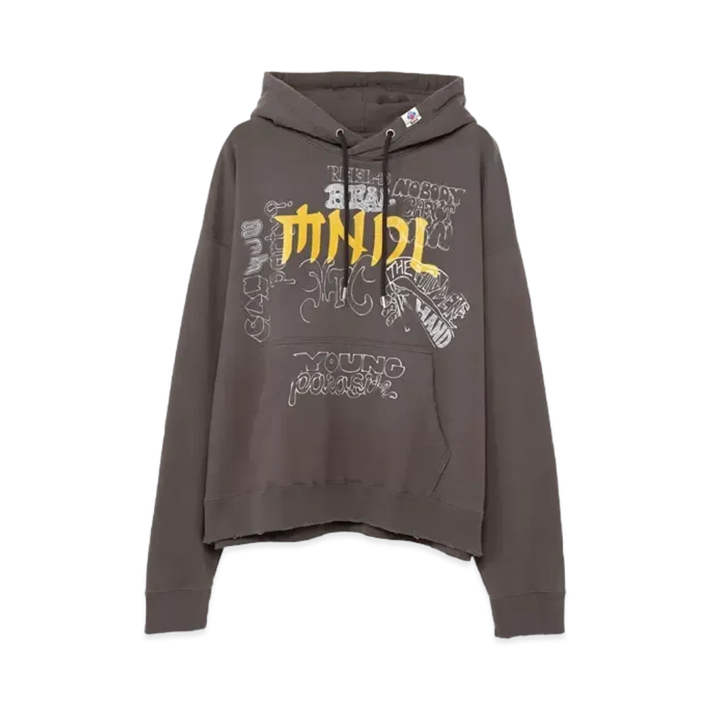 Maison MIHARA YASUHIRO Mendrill x GS Distressed Hoodie "Black"