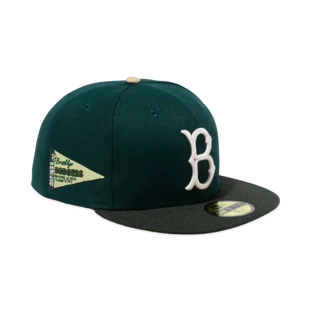 NEW ERA 59FIFTY Year Of The Dragon Brooklyn Dodgers Kawasaki "Dark Green"