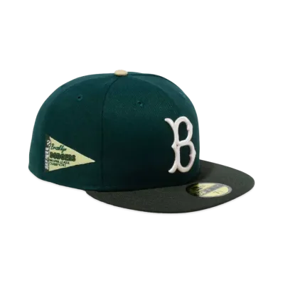 NEW ERA 59FIFTY Year Of The Dragon Brooklyn Dodgers Kawasaki "Dark Green"
