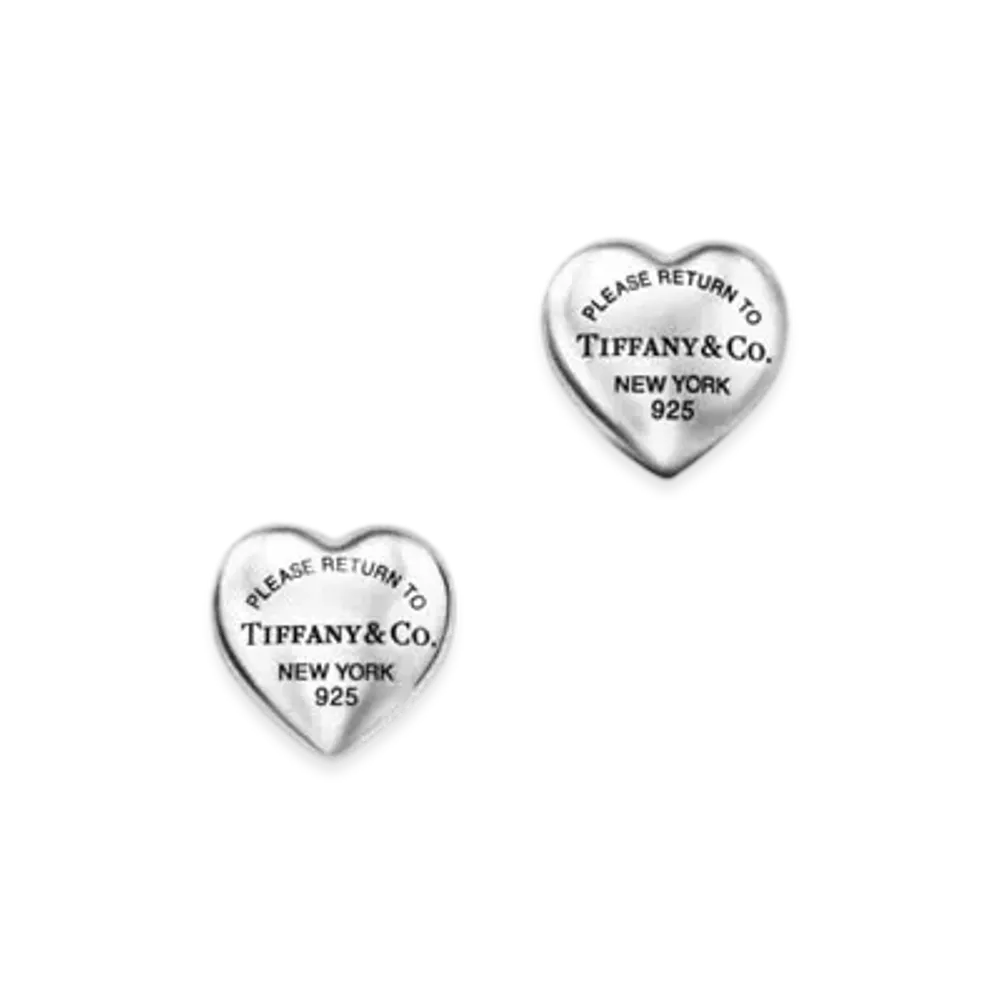 Tiffany & Co. Return to Tiffany Full Heart Earrings "Silver"
