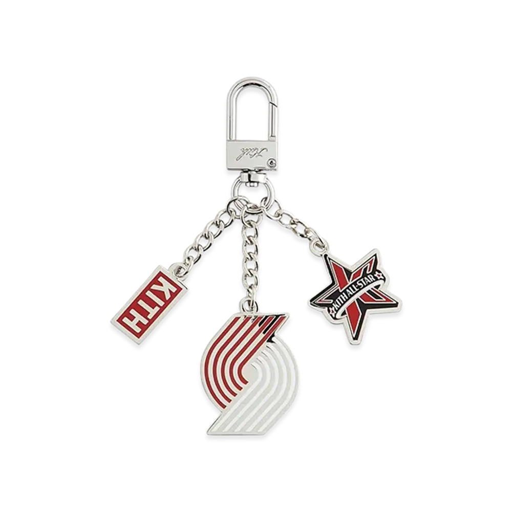 Kith x NBA All-Star Portland Trail Blazers Keychain "Silver"