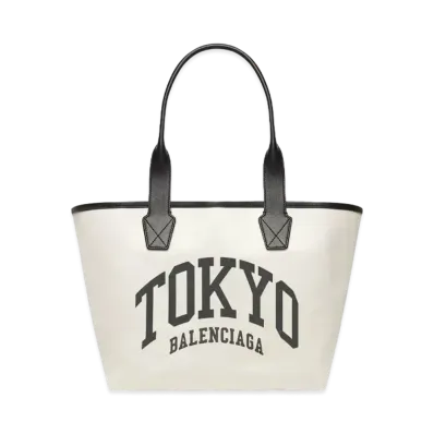 BALENCIAGA Cities Tokyo Jumbo Large Tote Bag "Beige"