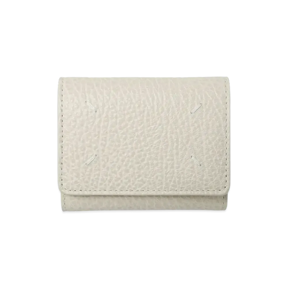 Maison Margiela Wallet Clip 3 With Zip "Greige"