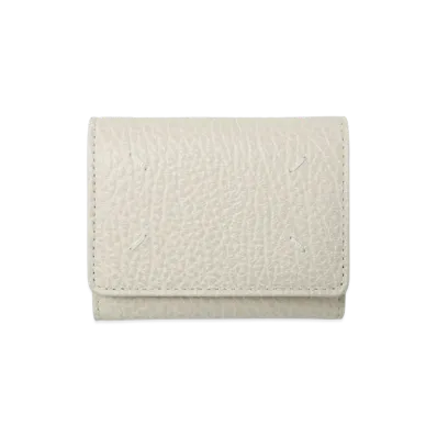 Maison Margiela Wallet Clip 3 With Zip "Greige"