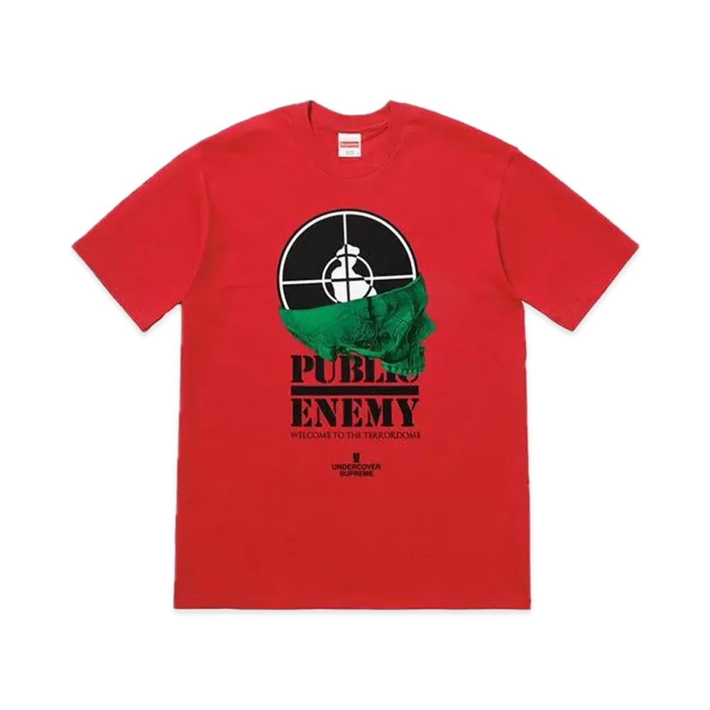 Supreme x UNDERCOVER Public Enemy Terrordome Tee "Red"