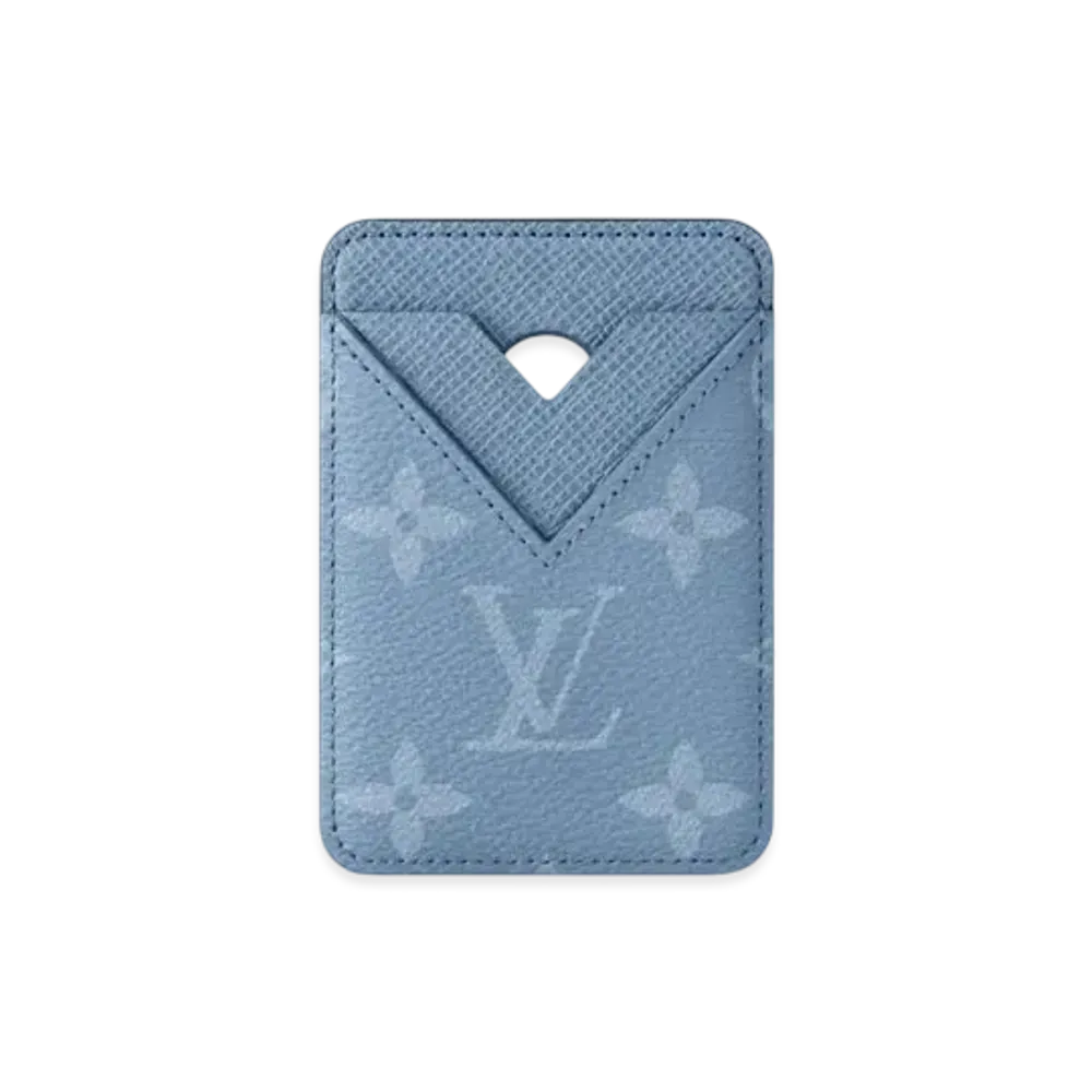 Louis Vuitton Porte-Cartes Magnet Taigarama "Bleu Ciel"