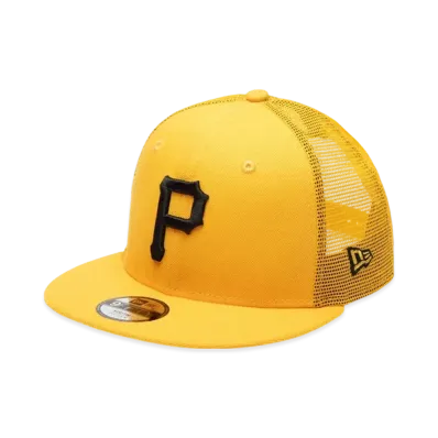 NEW ERA Kids Youth 9Fifty Tracker Beautiful Beach Pittsburgh Pirates "A Gold"