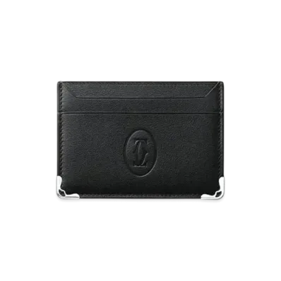 Cartier Double Card Holder, Must de Cartier "Black"