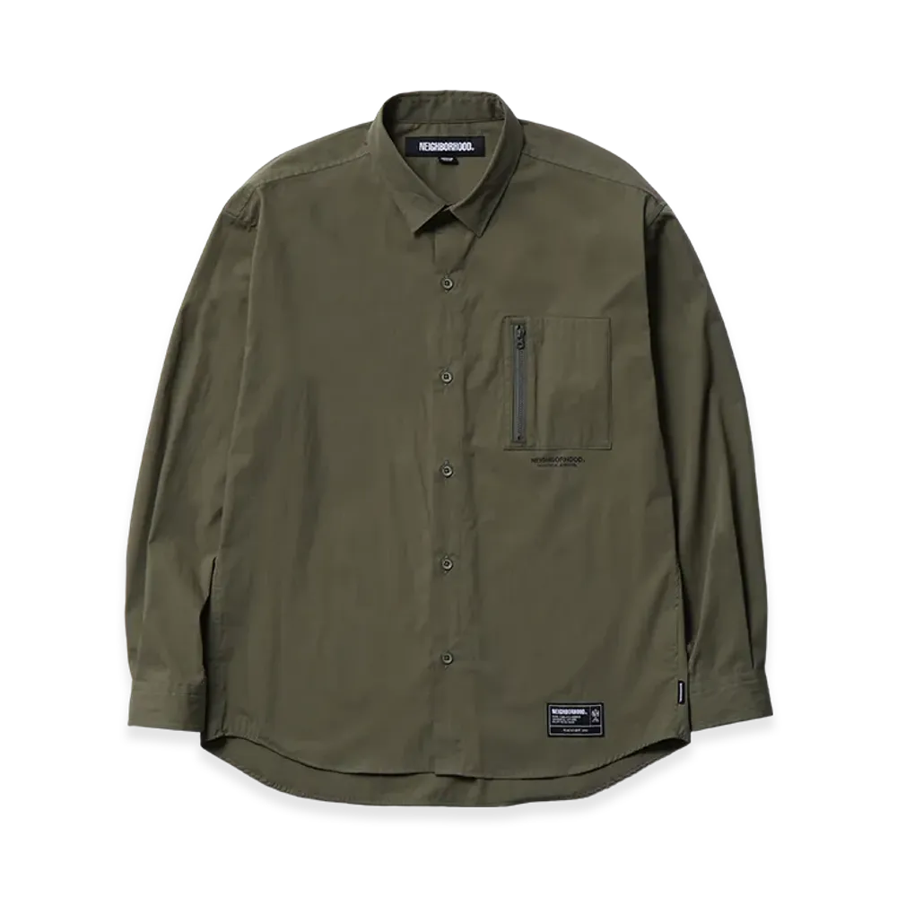 NEIGHBORHOOD Plain Shirt LS "Olive Drab"