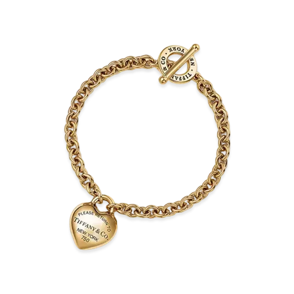 Tiffany & Co. Return to Tiffany Full Heart Toggle Bracelet 18K "Yellow Gold"