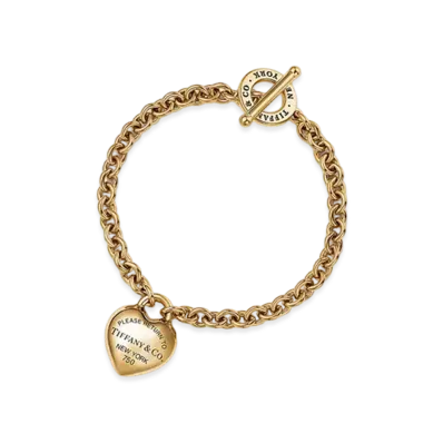Tiffany & Co. Return to Tiffany Full Heart Toggle Bracelet 18K "Yellow Gold"