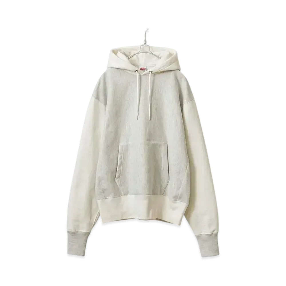 Healthknit Rockerweight Sweat Hoodie Pullover "Ivory/Heather Gray"