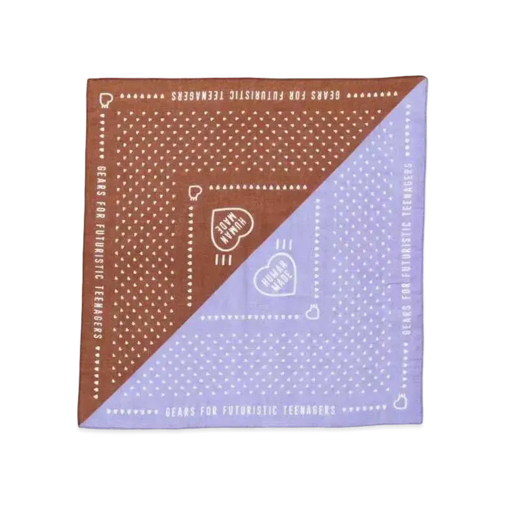 HUMAN MADE MONTHLY BANDANA SEPTEMBER "Brown"