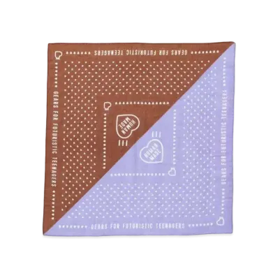 HUMAN MADE MONTHLY BANDANA SEPTEMBER "Brown"