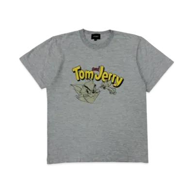BEAMS x TOM and JERRY PRINT S/S Tee "Ash"