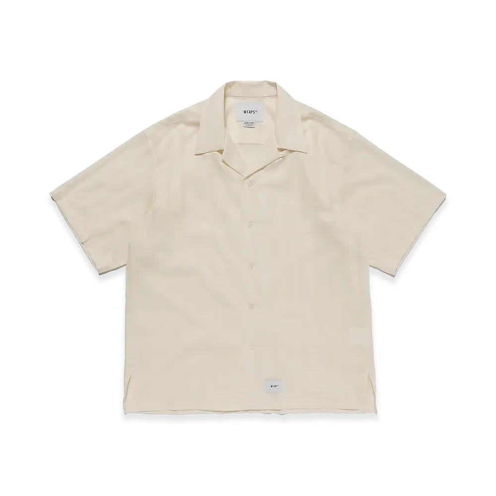 WTAPS Frio 02 / SS / Cotton. Leno Cloth. Textile "White"
