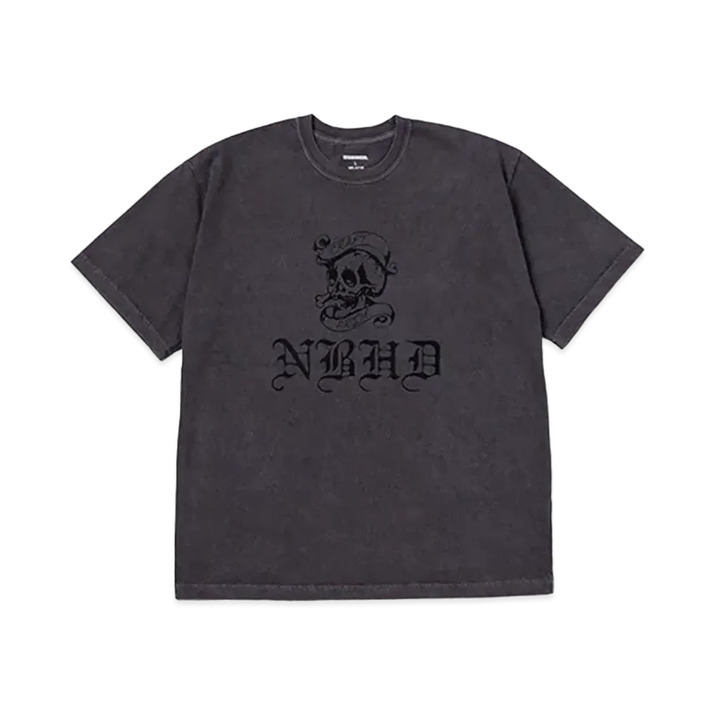 NEIGHBORHOOD for ISETAN NH 232 SPOT . TEE SS-1 "Charcoal"