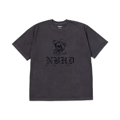 NEIGHBORHOOD for ISETAN NH 232 SPOT . TEE SS-1 "Charcoal"