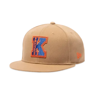 NEW ERA x KAMAITACHI 9Fifty College Logo "Khaki"