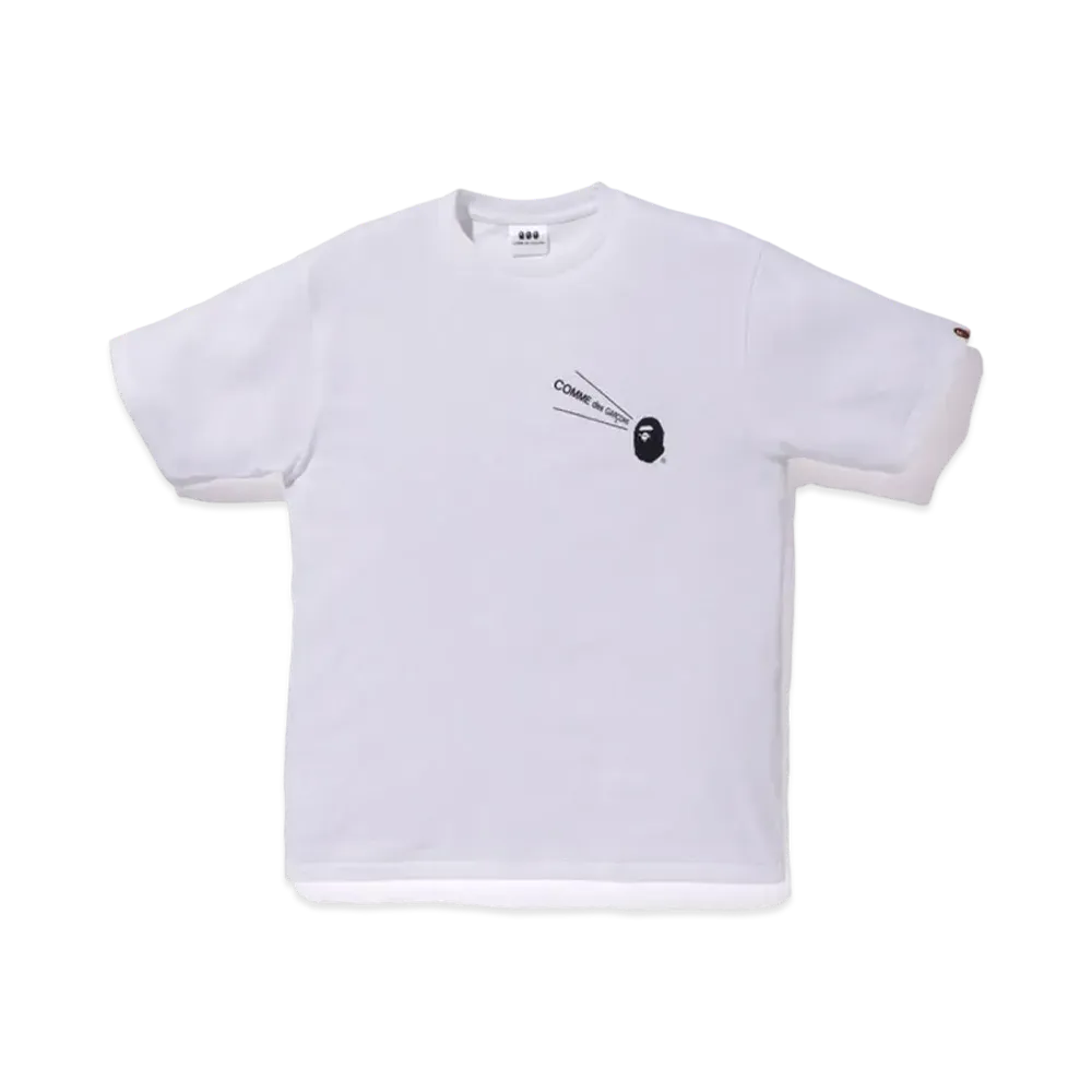 A BATHING APE / Comme des Garcons Osaka Tee "White"