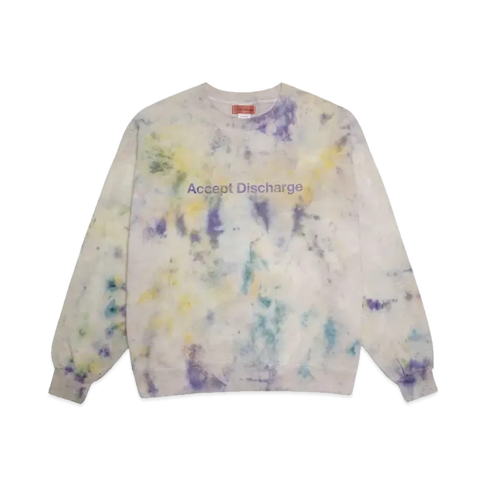 ACCEPT DISCHARGE Tie Dye Sweat "TIEDYE"