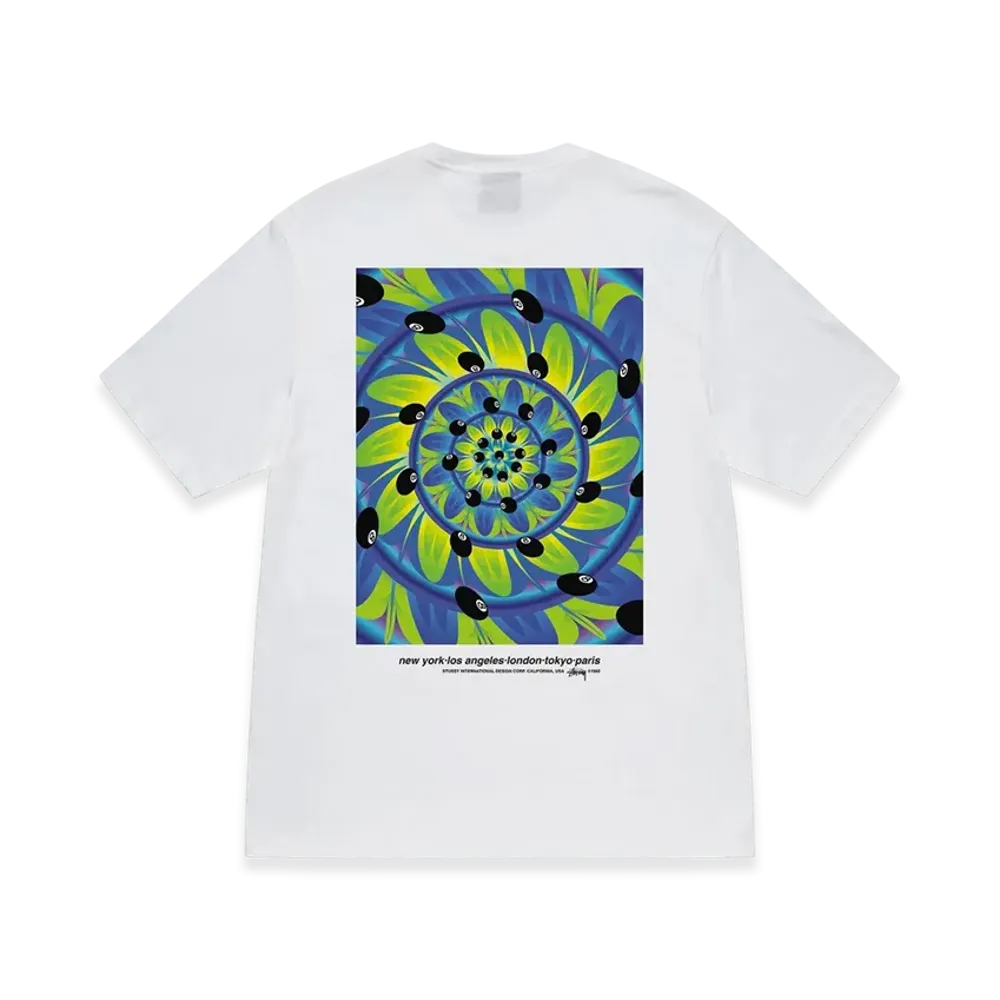Stussy Rabbit Hole Tee "White"