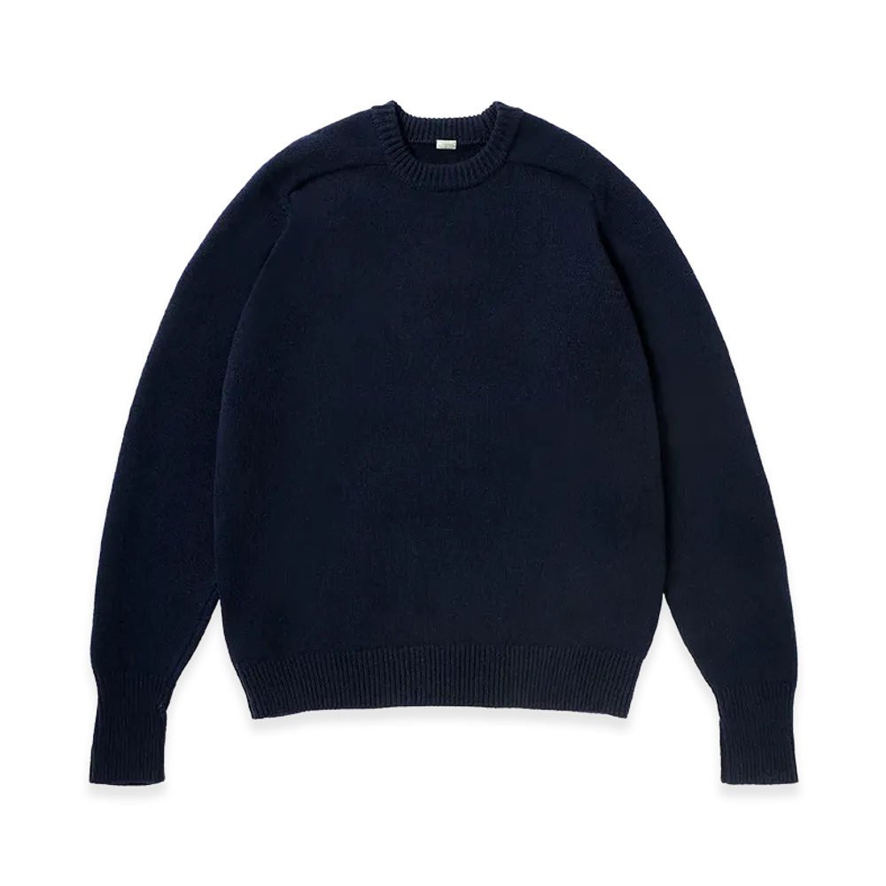 A.PRESSE Pullover Sweater "Navy"